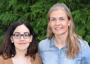 First author Eirini Giannakopoulou (left) and Johanna Olweus 
(photo: F. Lund-Johansen)