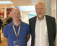 Harald Stenmark (left) and Bjørn Erikstein