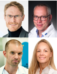 OUS scientists involved: Inge C. Olsen and Andreas Barratt-Due (top), Marius Trøseid and Victoria C. Simensen (bottom)