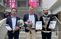 Award winners during the ceremony